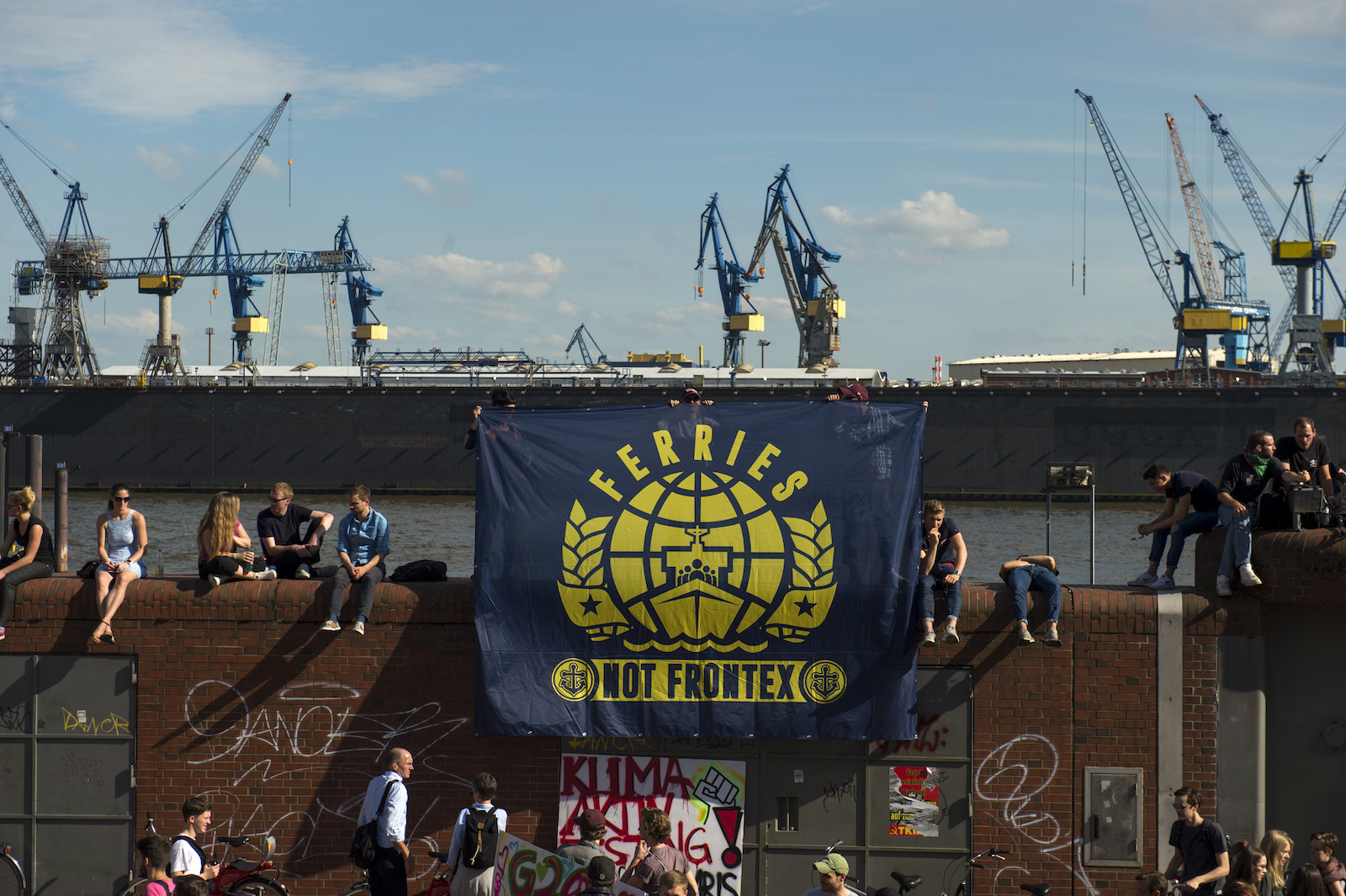 Protestas en Hamburgo durante la contracumbre contra el G20. / Álvaro Minguito