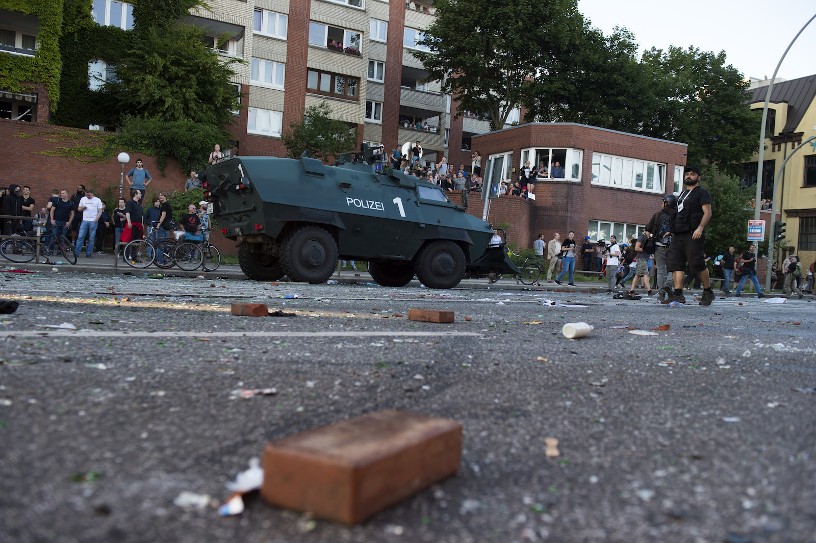 Protestas en Hamburgo durante la contracumbre contra el G20. / Álvaro Minguito