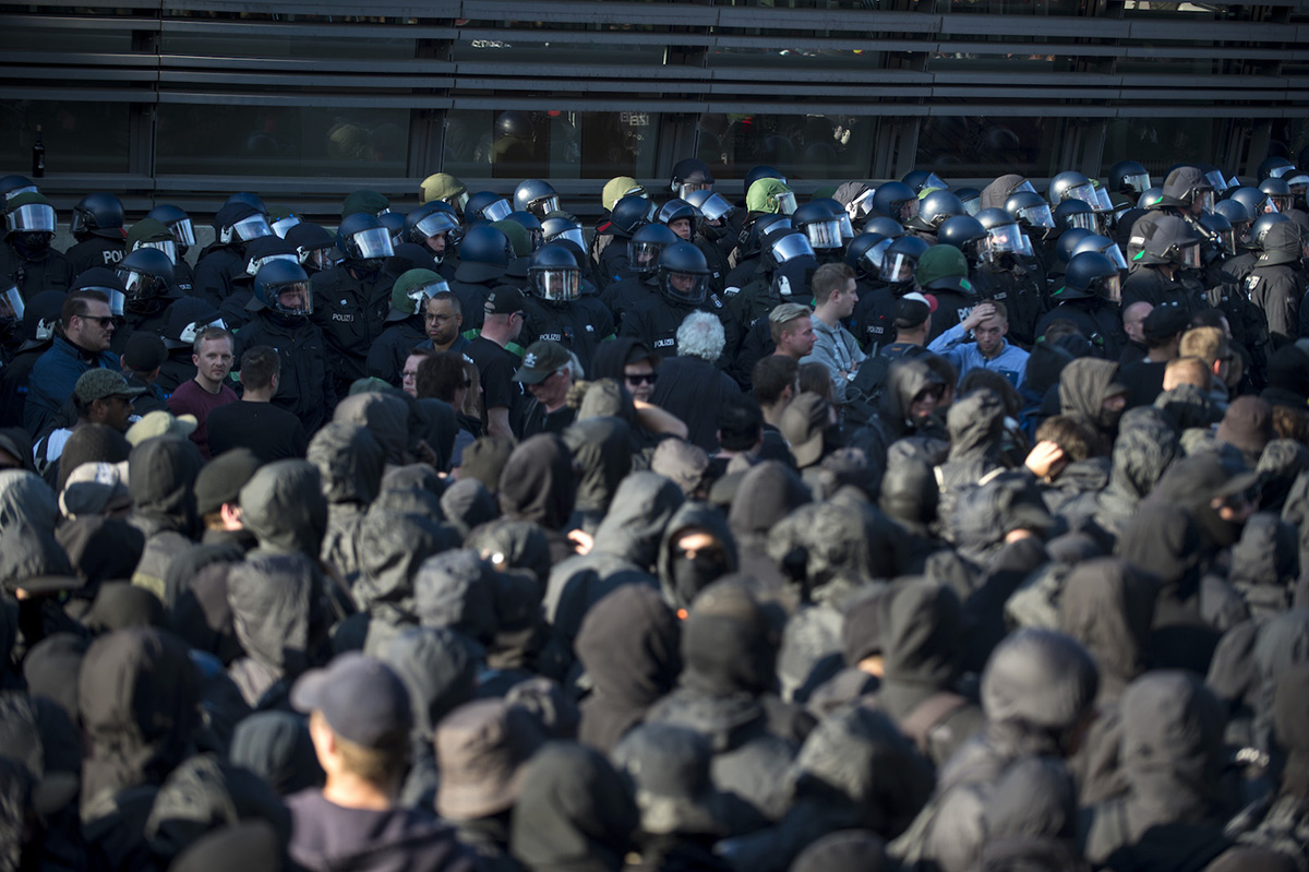 Protestas en Hamburgo durante la contracumbre contra el G20. / Álvaro Minguito