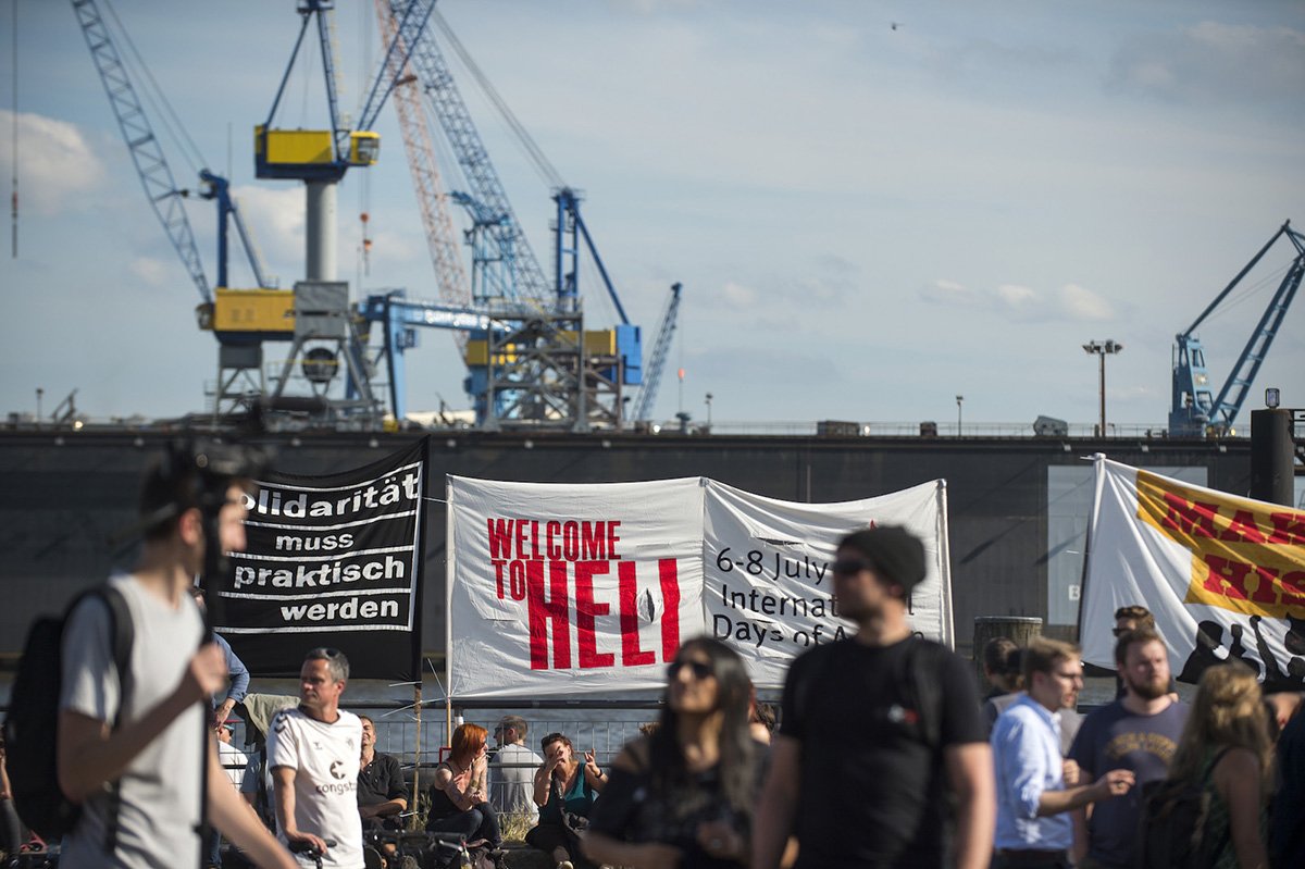 Protestas en Hamburgo durante la contracumbre contra el G20. / Álvaro Minguito