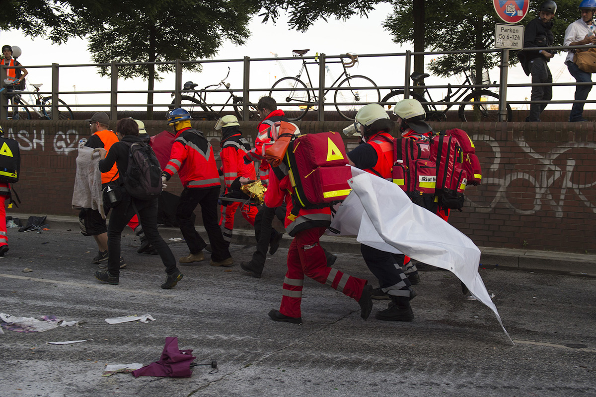 Protestas en Hamburgo durante la contracumbre contra el G20. / Álvaro Minguito