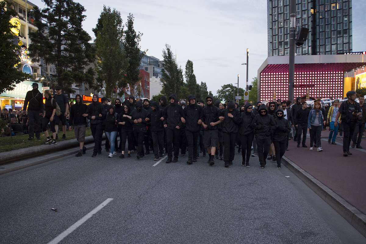 Protestas en Hamburgo durante la contracumbre contra el G20. / Álvaro Minguito