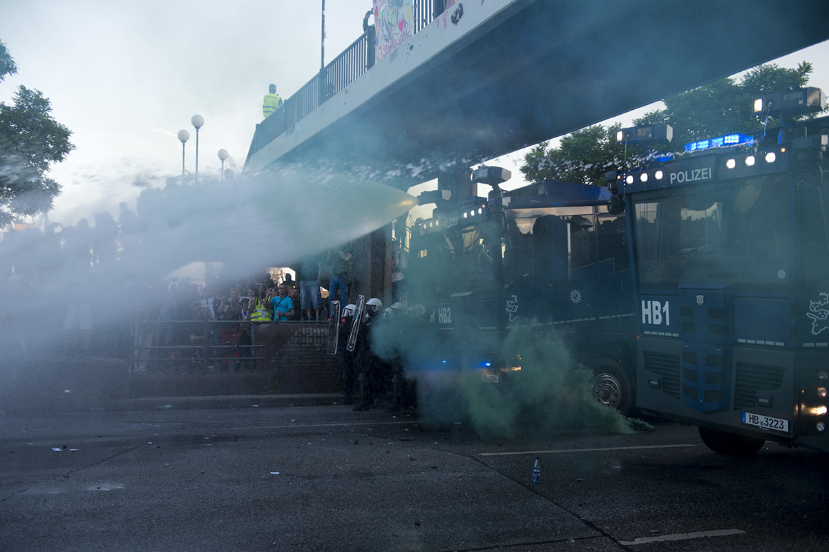 Protestas en Hamburgo durante la contracumbre contra el G20. / Álvaro Minguito