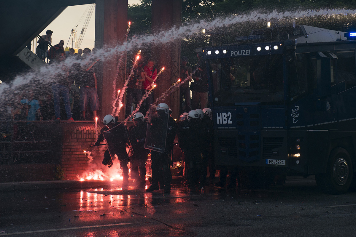 Protestas en Hamburgo durante la contracumbre contra el G20. / Álvaro Minguito