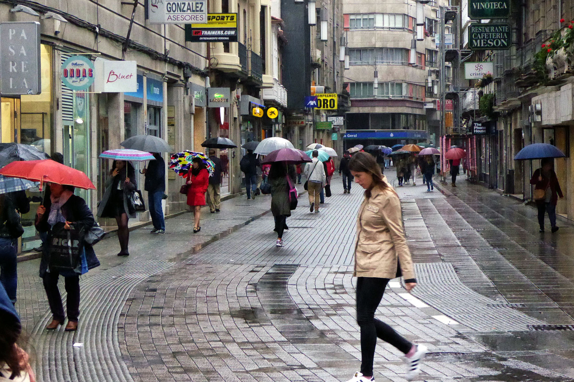 Pontevedra ha reducido el tráfico en su centro urbano en un 70% desde 1999. Imagen: Juantiagues