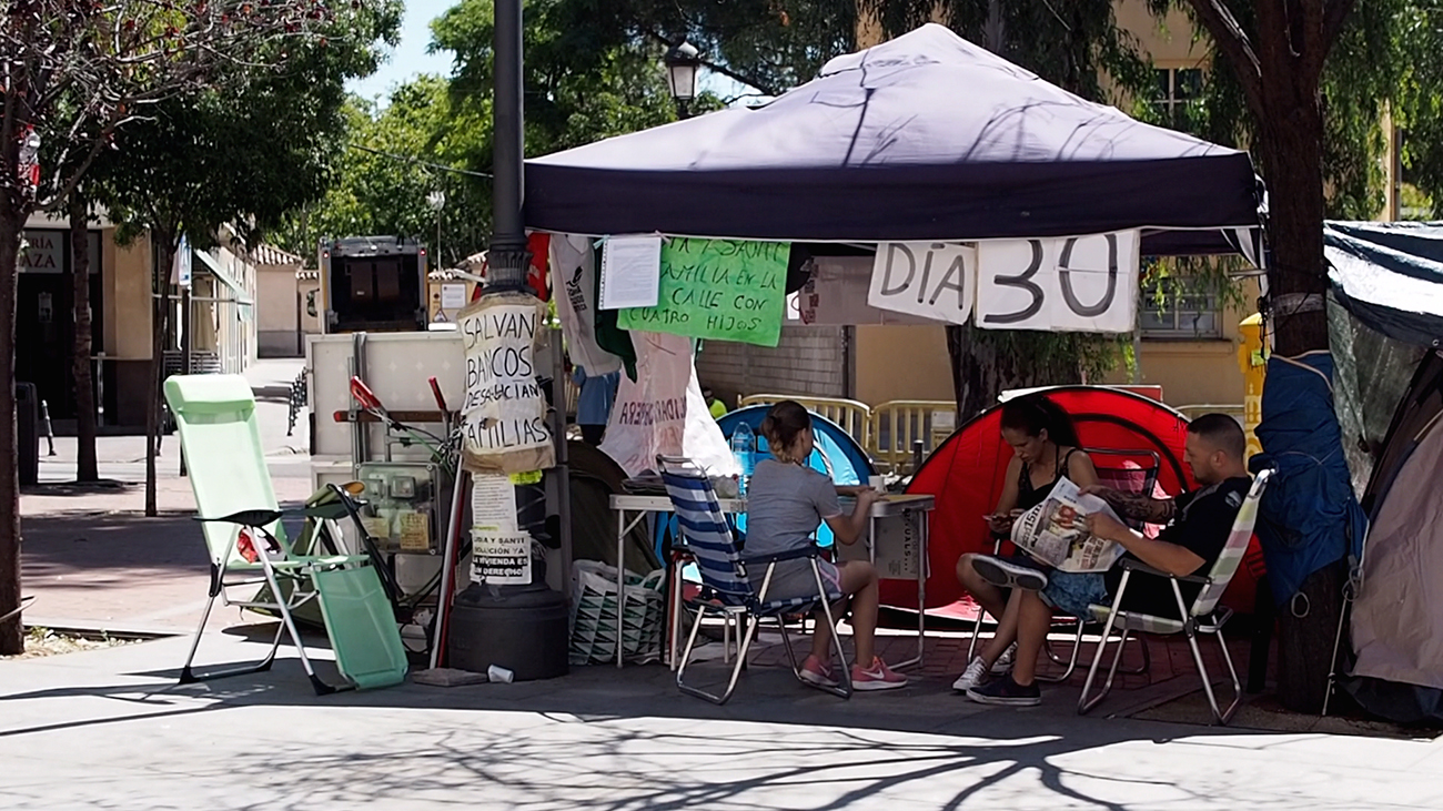 “No queremos vivir gratis, estamos aquí solicitando un alquiler social”