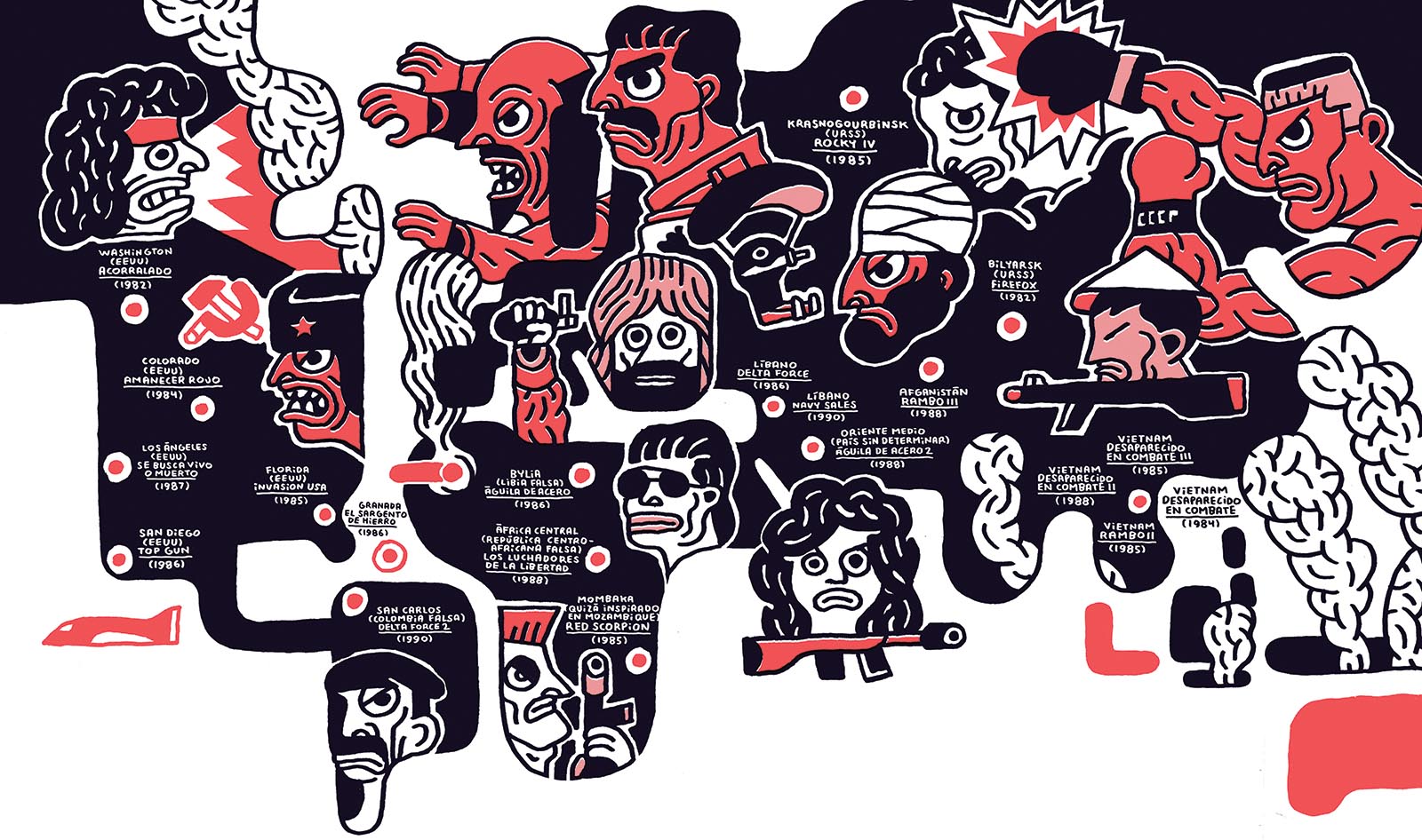 Lo que aprendimos sobre política exterior viendo películas de los 80